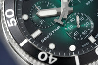 Thumbnail for Tissot Chronograph Watch SEASTAR 1000 Green Mesh T1204171109100 - Watches & Crystals