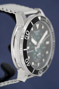 Thumbnail for Tissot Chronograph Watch SEASTAR 1000 Green Mesh T1204171109100 - Watches & Crystals