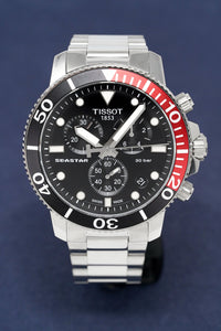 Thumbnail for Tissot Chronograph Watch SEASTAR 1000 T1204171105101 - Watches & Crystals