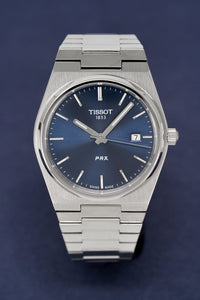 Thumbnail for Tissot Men's Watch PRX Blue T1374101104100 - Watches & Crystals