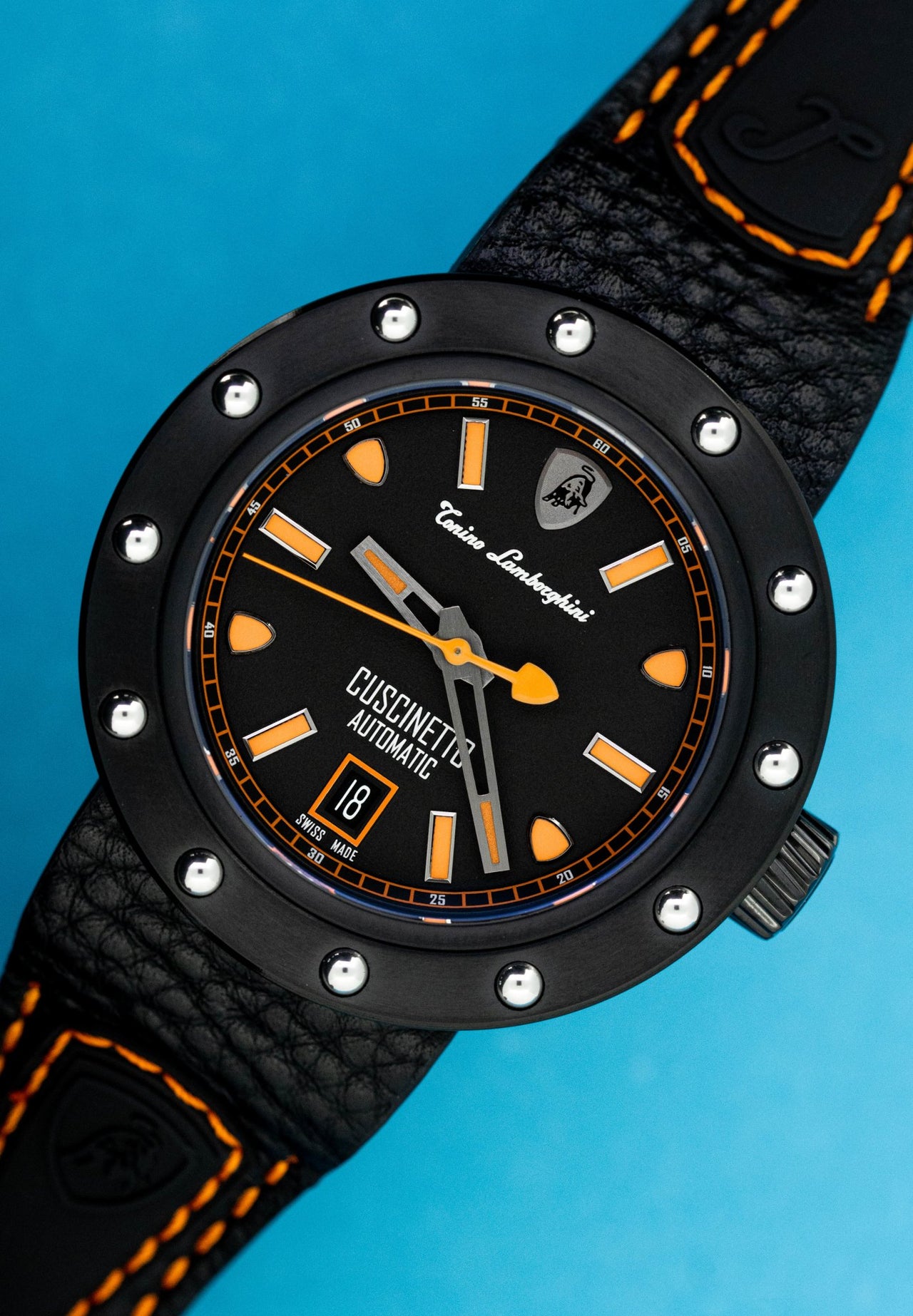 Tonino Lamborghini Cuscinetto Date Orange - Watches & Crystals