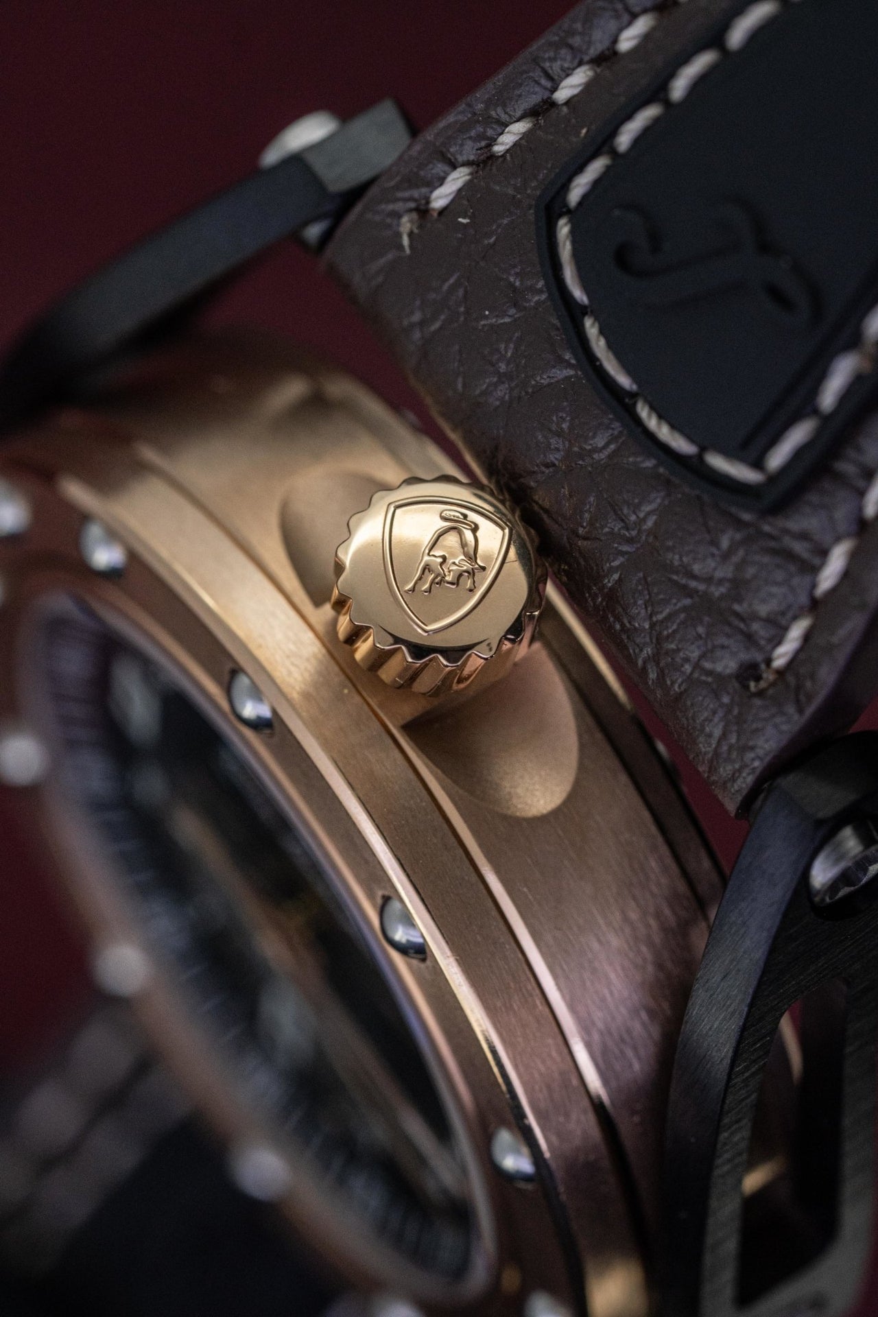 Tonino Lamborghini Cuscinetto R IP Rose Gold - Watches & Crystals