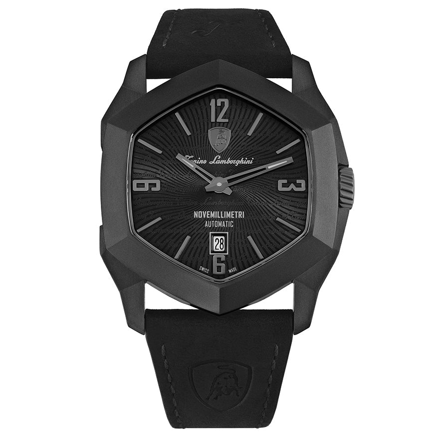 Tonino Lamborghini Men's Automatic Watch NOVEMILLIMETRI Black TLF-T08-2 - Watches & Crystals