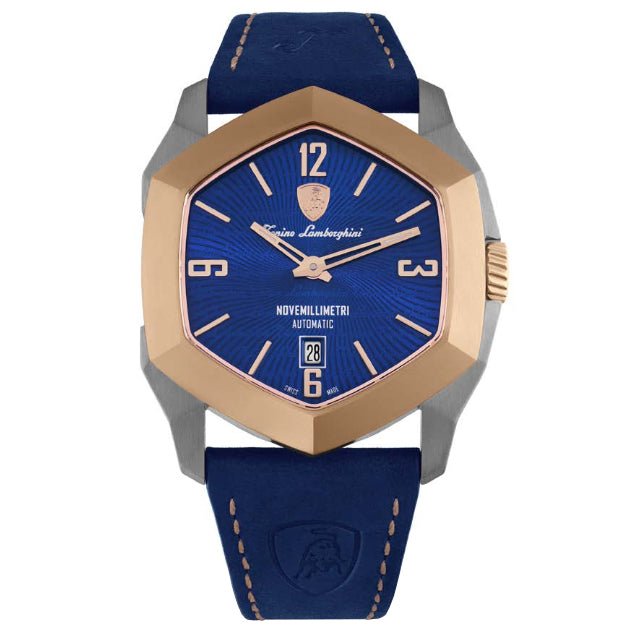 Tonino Lamborghini Men's Automatic Watch NOVEMILLIMETRI Blue TLF-T08-3 - Watches & Crystals