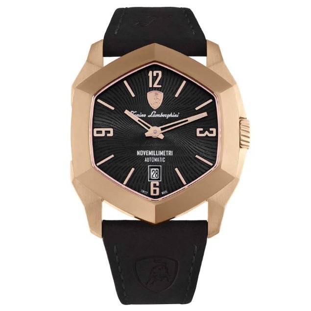 Tonino Lamborghini Men's Automatic Watch NOVEMILLIMETRI Rose Gold TLF-T08-4 - Watches & Crystals