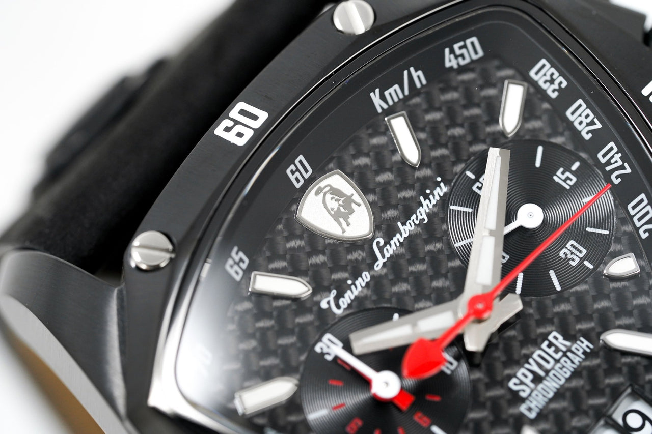 Tonino Lamborghini Men's Chronograph Watch New Spyder Black TLF-A13-5 - Watches & Crystals
