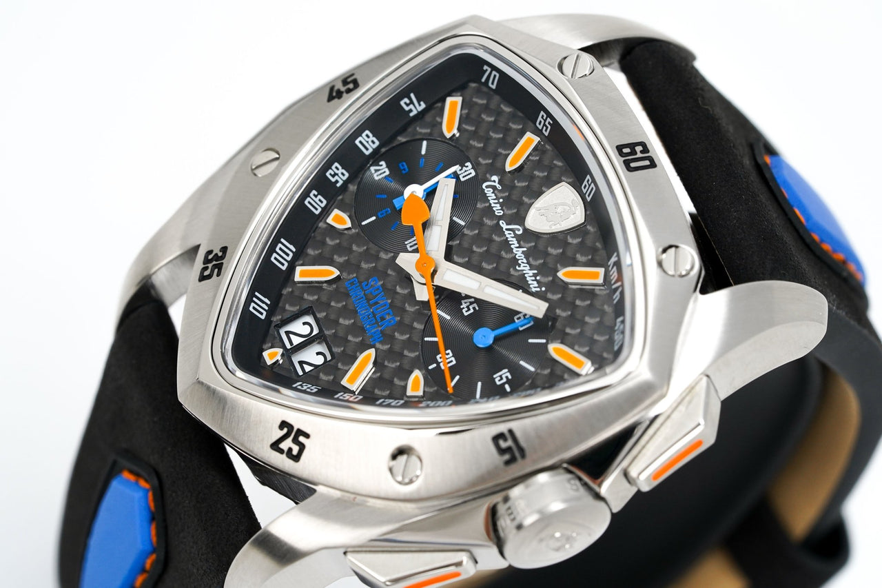 Tonino Lamborghini Men's Chronograph Watch New Spyder Blue TLF-A13-4 - Watches & Crystals