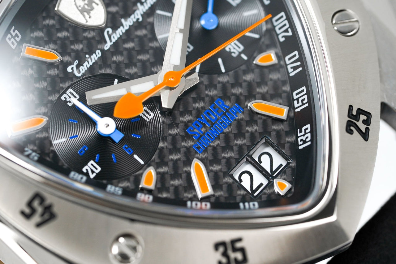 Tonino Lamborghini Men's Chronograph Watch New Spyder Blue TLF-A13-4 - Watches & Crystals