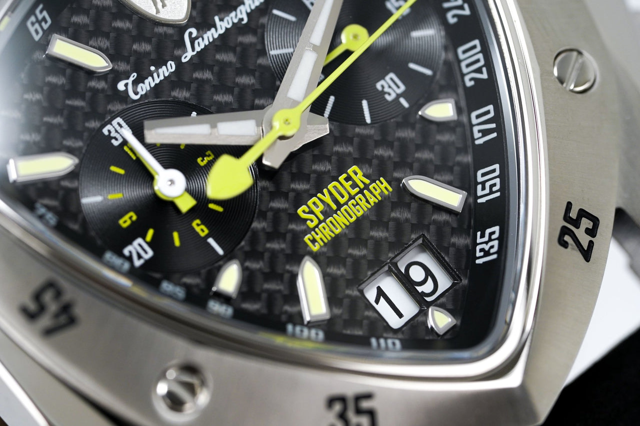Tonino Lamborghini Men's Chronograph Watch New Spyder Green TLF-A13-3 - Watches & Crystals