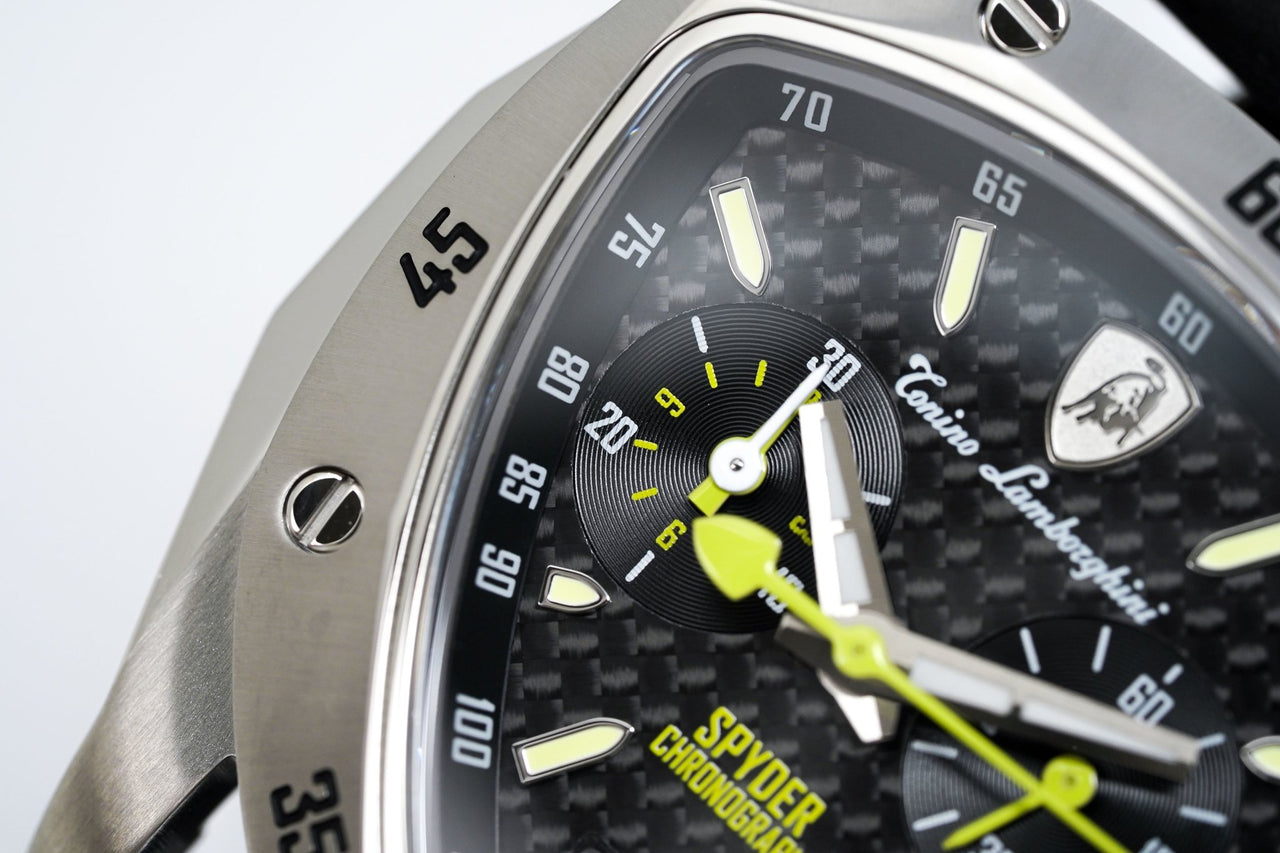 Tonino Lamborghini Men's Chronograph Watch New Spyder Green TLF-A13-3 - Watches & Crystals