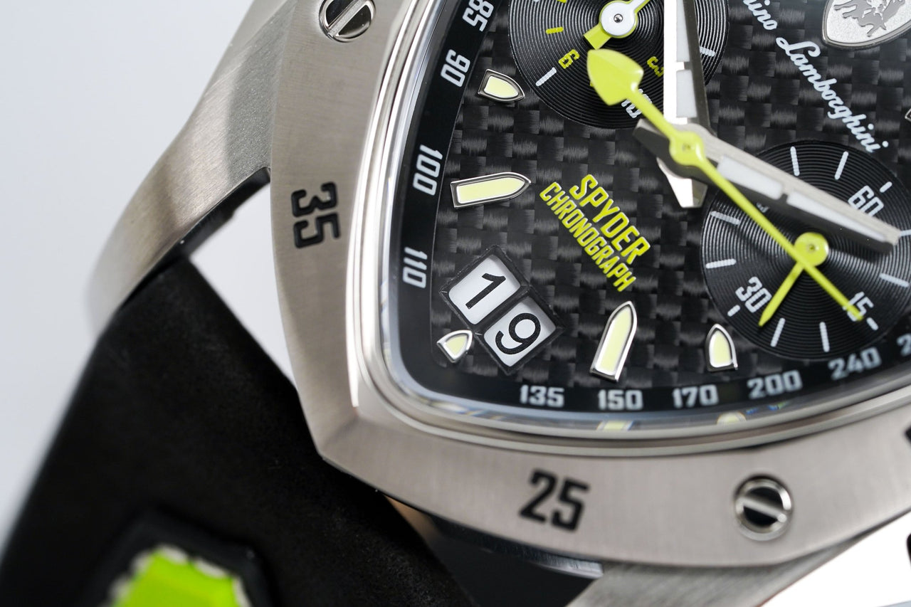 Tonino Lamborghini Men's Chronograph Watch New Spyder Green TLF-A13-3 - Watches & Crystals