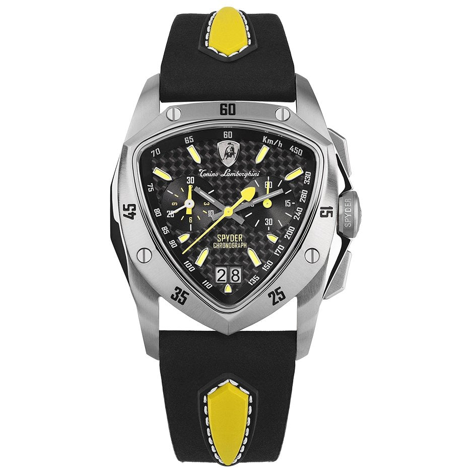 Tonino Lamborghini Men's Chronograph Watch New Spyder Yellow TLF-A13-2 - Watches & Crystals