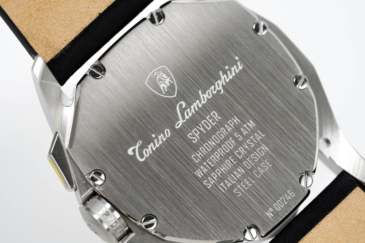 Tonino Lamborghini Men's Chronograph Watch New Spyder Yellow TLF-A13-2 - Watches & Crystals