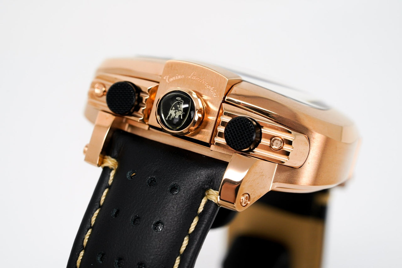 Tonino Lamborghini Men's Chronograph Watch Spyder 12H Rose Gold T20CH-C - Watches & Crystals