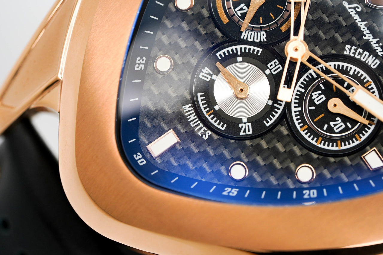 Tonino Lamborghini Men's Chronograph Watch Spyder 12H Rose Gold T20CH-C - Watches & Crystals