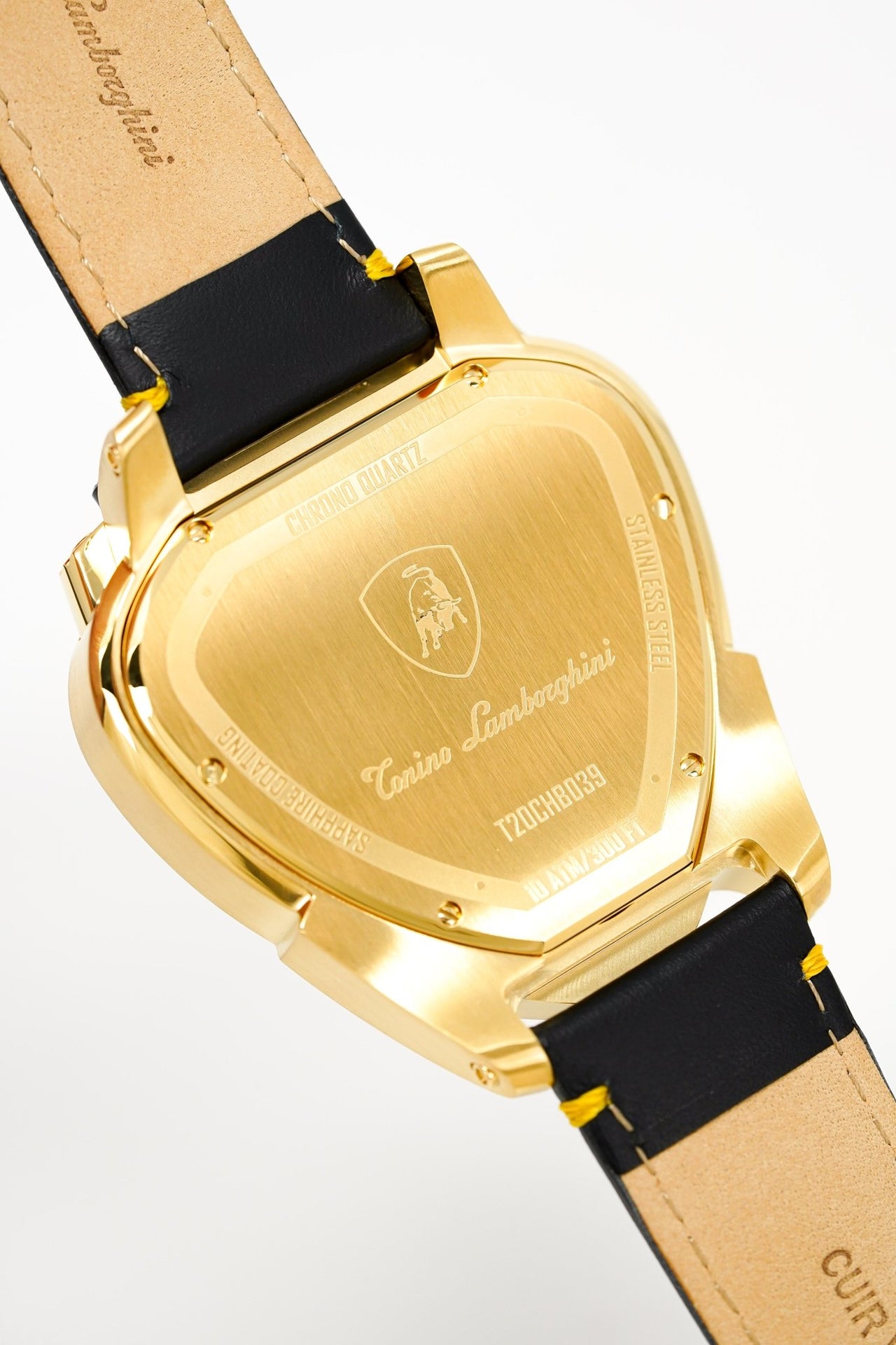 Tonino Lamborghini Men's Chronograph Watch Spyder 12H Yellow Gold T20CH-B - Watches & Crystals