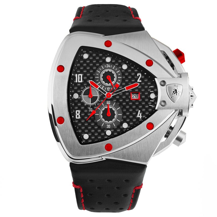Tonino Lamborghini Men's Chronograph Watch Spyder Horizontal Red T20SH-A - Watches & Crystals