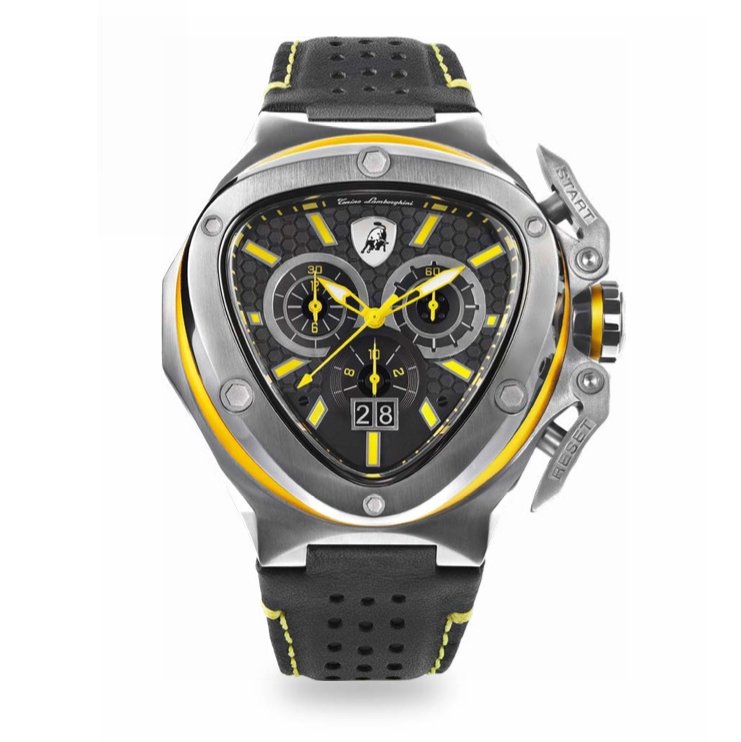 Tonino Lamborghini Spyder X Chronograph Watch Date Steel Yellow T9XE-SS - Watches & Crystals