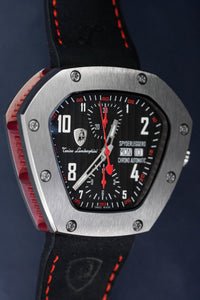 Thumbnail for Tonino Lamborghini Spyderleggero Chronograph Day Date Red - Watches & Crystals