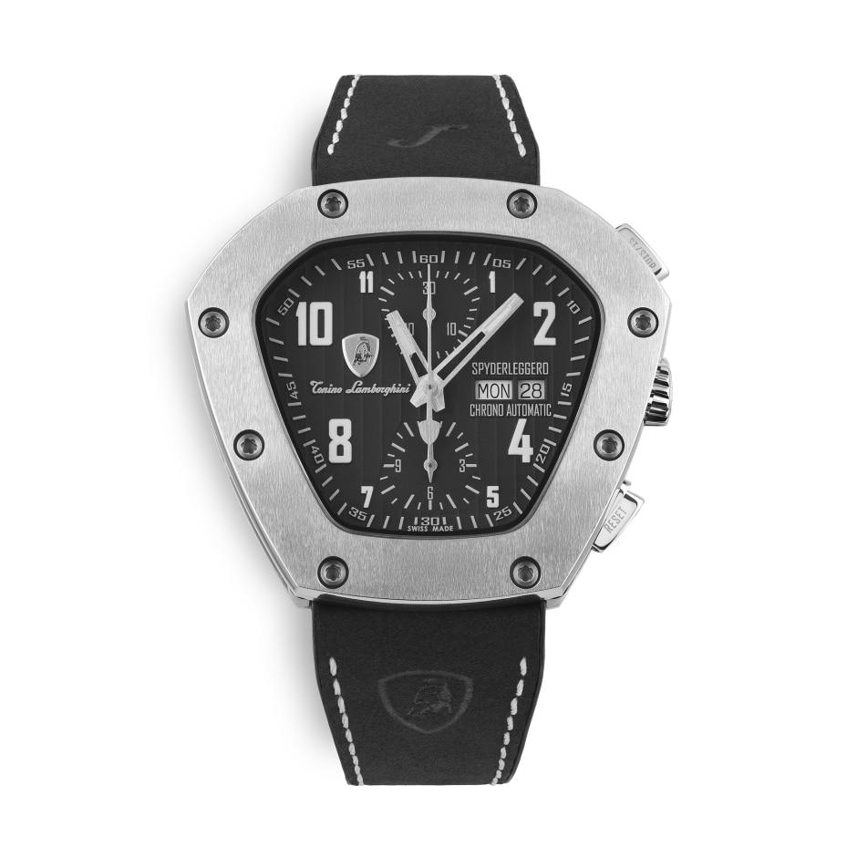 Tonino Lamborghini Spyderleggero Chronograph Day Date Titanium - Watches & Crystals