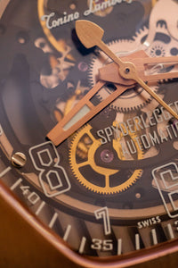 Thumbnail for Tonino Lamborghini Spyderleggero Skeleton IP Rose Gold - Watches & Crystals