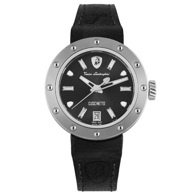 Tonino Lamborghini Watch Cuscinetto Lady Black TLF-A05-1 - Watches & Crystals