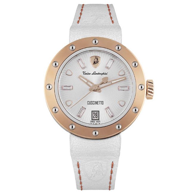 Tonino Lamborghini Watch Cuscinetto Lady White TLF-A05-5 - Watches & Crystals