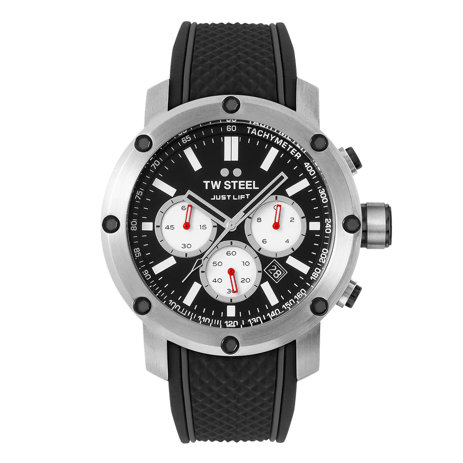 TW Steel Watch Grandeur Tech Chronograph Simeon Panda Limited Edition TS10