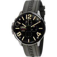 Thumbnail for U-Boat Capsoil Chronograph 45 Black Steel- 2022 EDITION 8111/D - Watches & Crystals