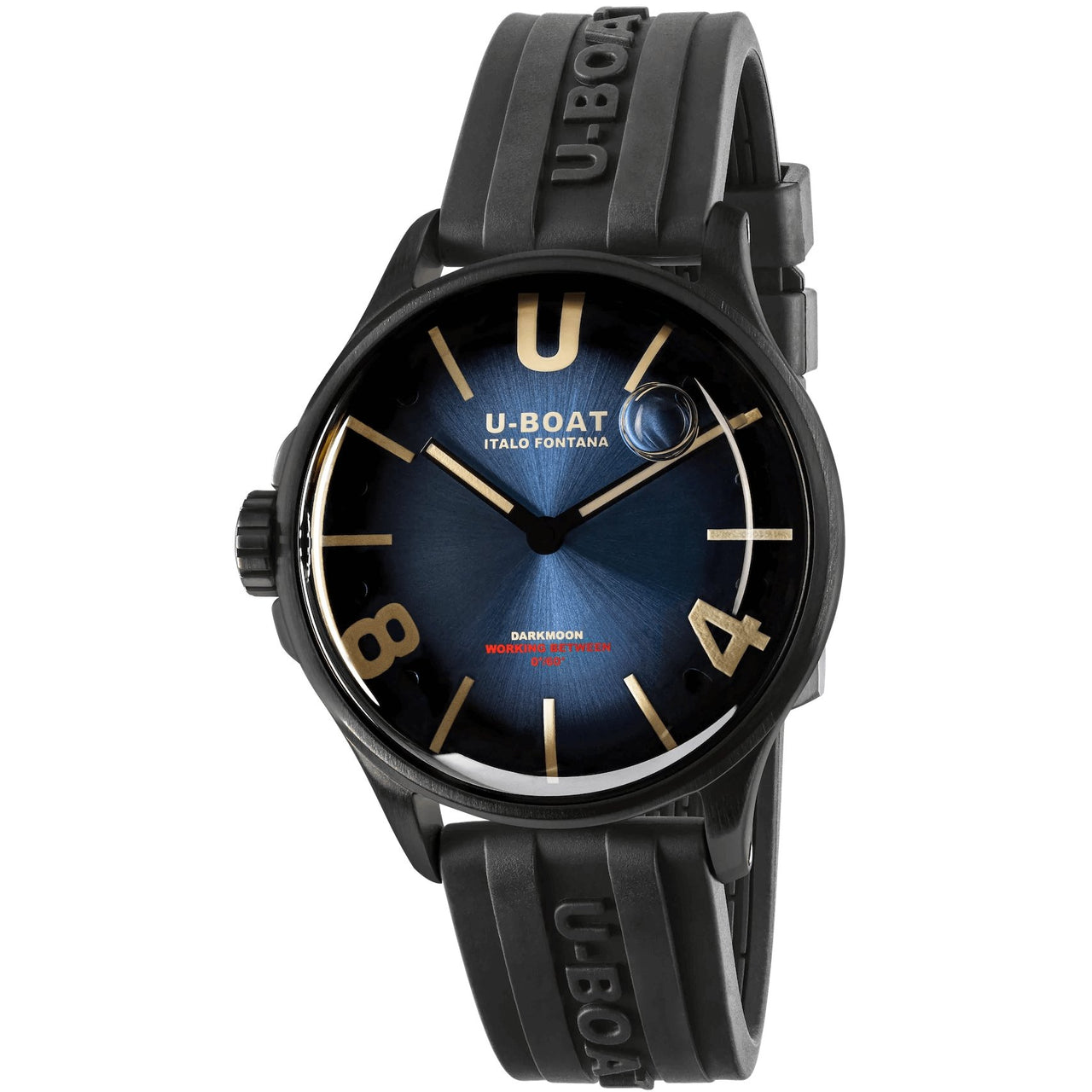 U-Boat Darkmoon 40 Imperial Blue Black - 2022 EDITION 9020 - Watches & Crystals