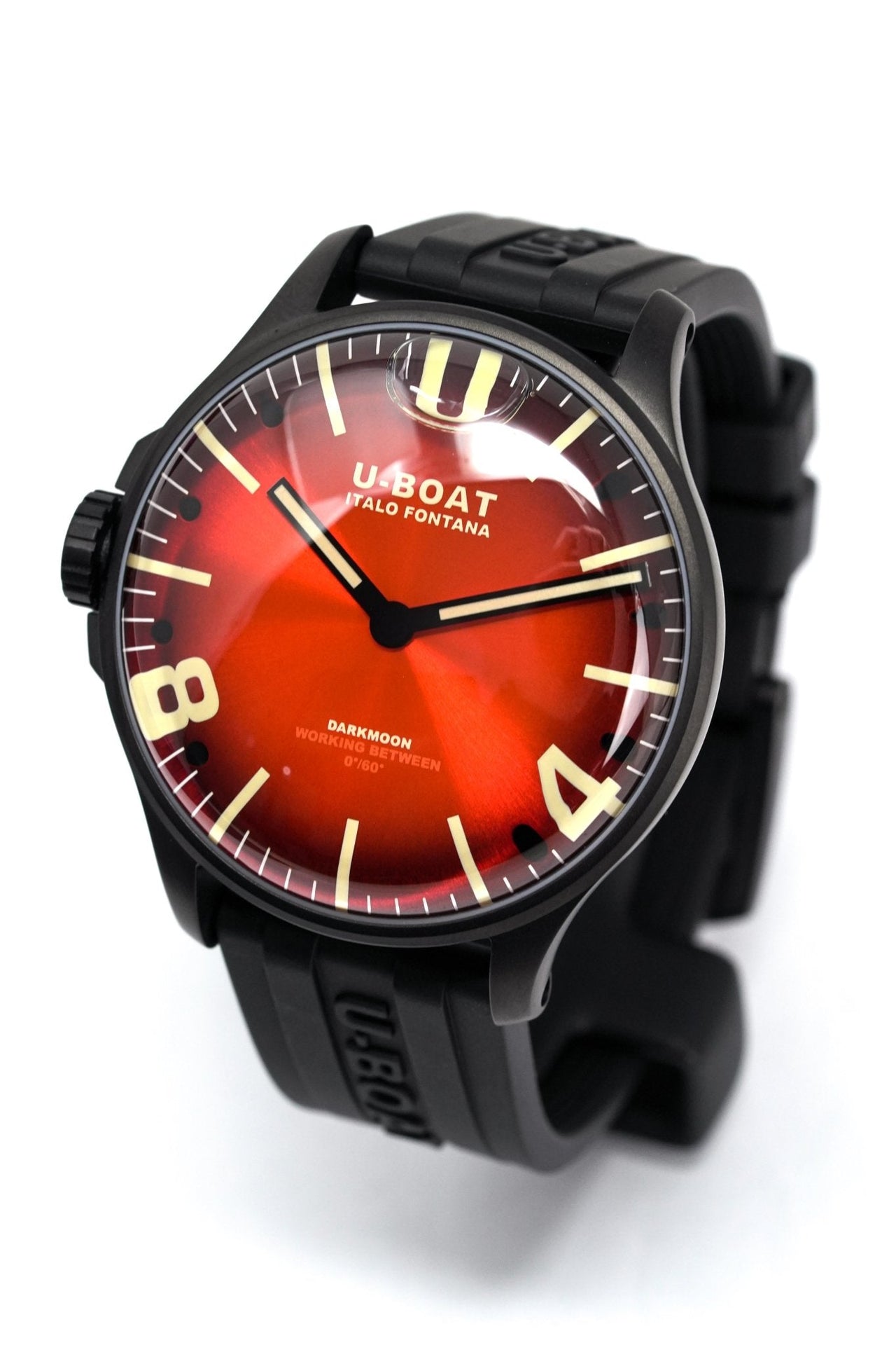 U-Boat Darkmoon 44 Cardinal Red IP Black - 2022 EDITION 8697/B - Watches & Crystals