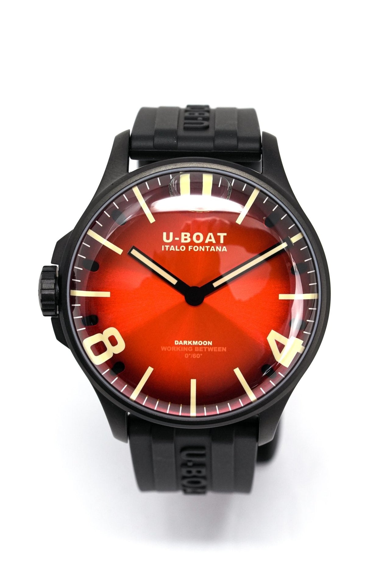 U-Boat Darkmoon 44 Cardinal Red IP Black - 2022 EDITION 8697/B - Watches & Crystals