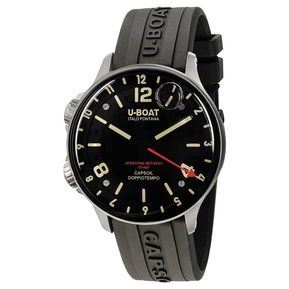 U-Boat Doppiotempo 45 Black 8769/A - Watches & Crystals