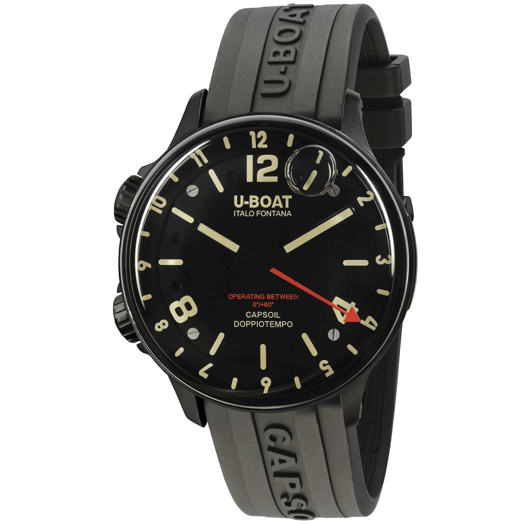 U-Boat Doppiotempo 45 Black DLC 8770/A - Watches & Crystals