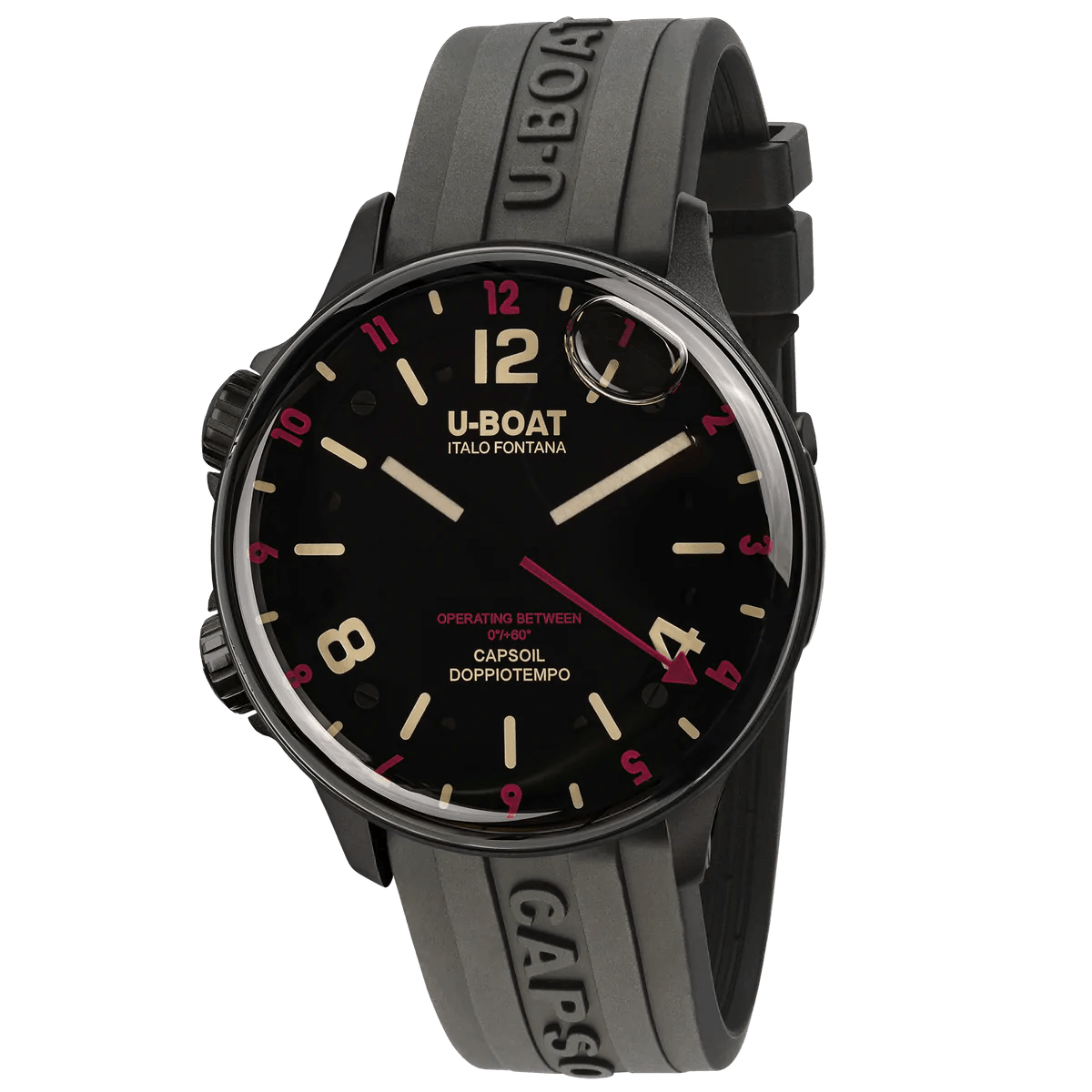 U-Boat Doppiotempo 45 DLC Red Rehaut 8841/A - Watches & Crystals