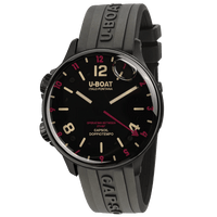Thumbnail for U-Boat Doppiotempo 45 DLC Red Rehaut 8841/A - Watches & Crystals