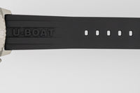 Thumbnail for U-Boat Sommerso Diver Black Silicone Strap - Watches & Crystals