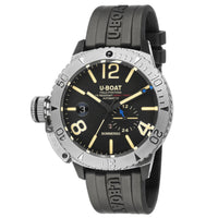 Thumbnail for U-Boat Sommerso Diver Black Silicone Strap 9007/A - Watches & Crystals