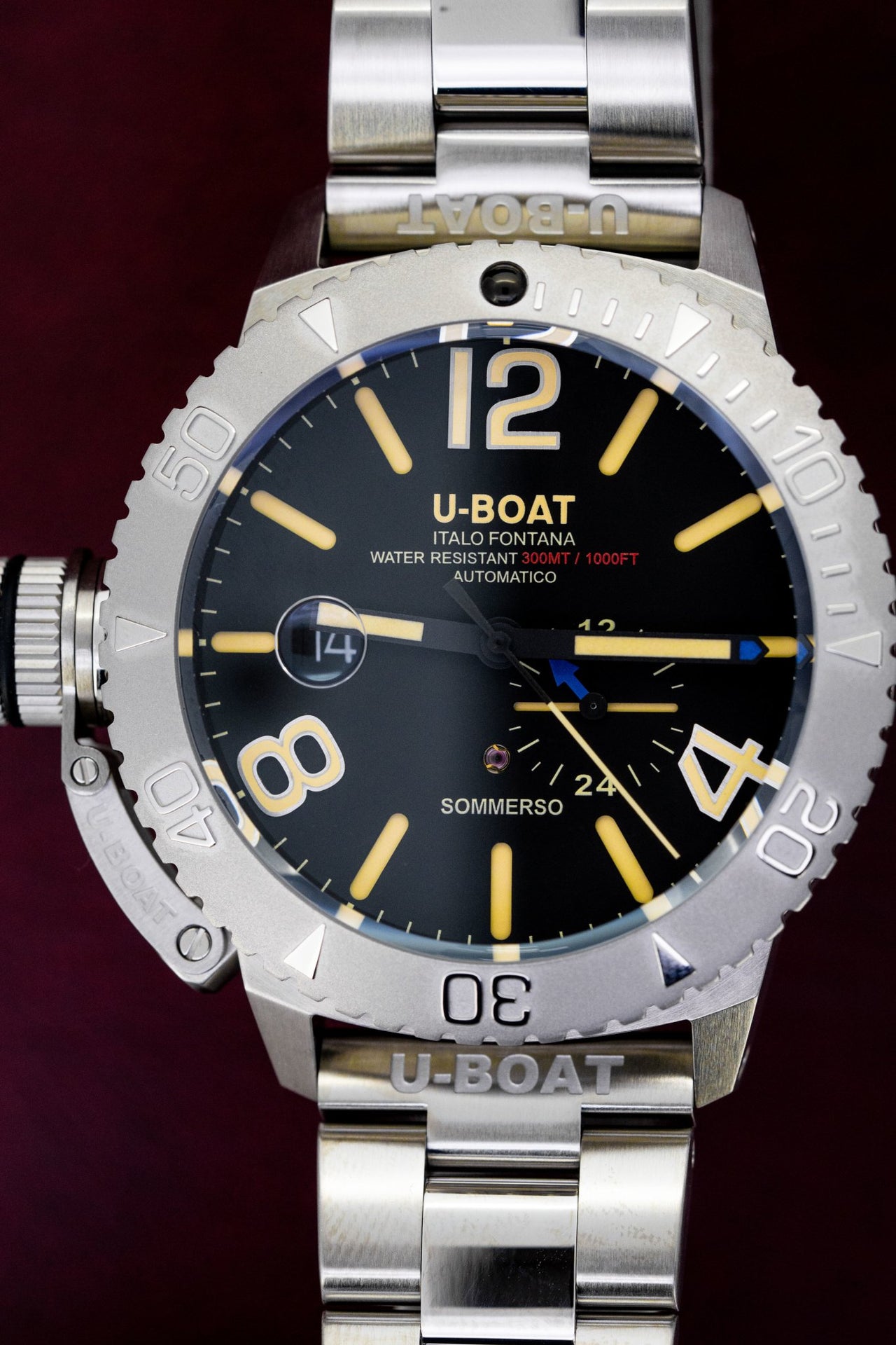 U-Boat Sommerso Diver Stainless Steel - Watches & Crystals