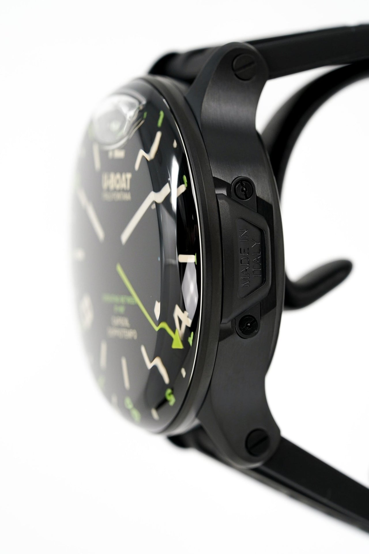 U-Boat Watch Capsoil Doppiotempo 45 DLC Green Rehaut 8840/A - Watches & Crystals