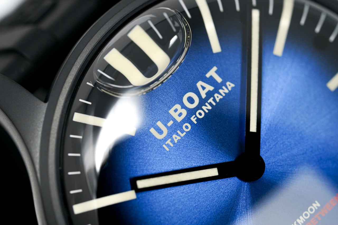 U-Boat Watch Darkmoon 44 Imperial Blue IP Black - 2022 EDITION 8700/B - Watches & Crystals