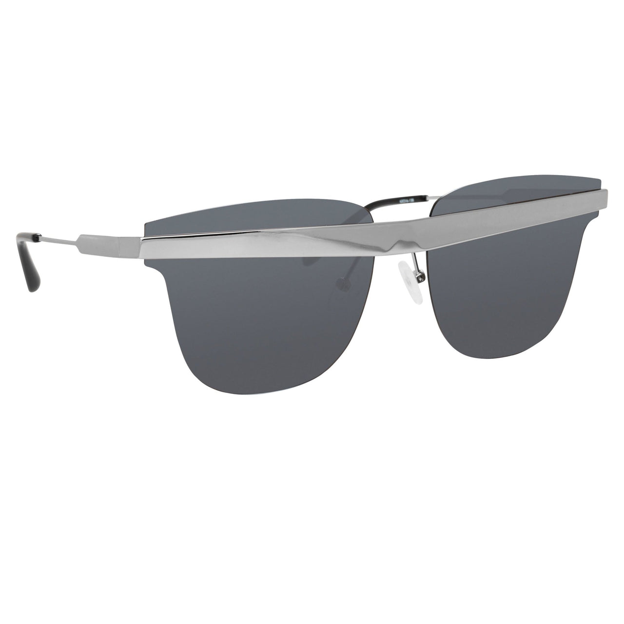 United Nude Sunglasses D-Frame Silver Black With Grey Lenses Category 3 UN2C2SUN - Watches & Crystals