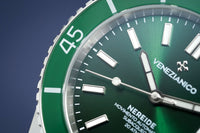 Thumbnail for Venezianico Automatic Watch Nereide Canova Bracelet Green 3321501C - Watches & Crystals