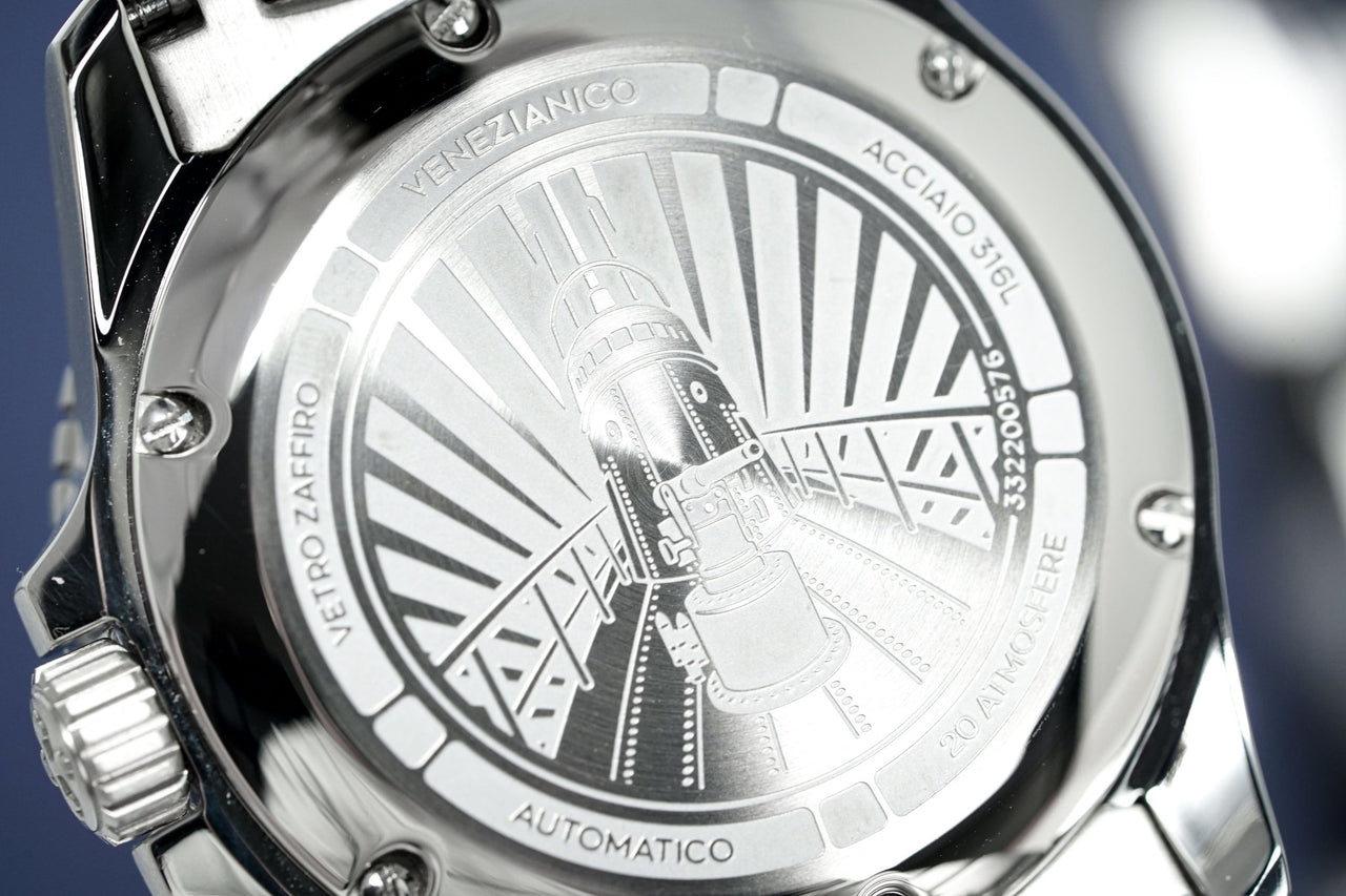 Venezianico Automatic Watch Nereide Canova Bracelet Green 3321501C - Watches & Crystals