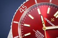 Thumbnail for Venezianico Automatic Watch Nereide Canova Bracelet Red 3321503C - Watches & Crystals
