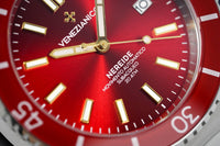 Thumbnail for Venezianico Automatic Watch Nereide Canova Bracelet Red 3321503C - Watches & Crystals