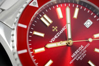 Thumbnail for Venezianico Automatic Watch Nereide Canova Bracelet Red 3321503C - Watches & Crystals