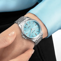 Thumbnail for Venezianico Automatic Watch Redentore 36 'Tiffany' Blue Steel 1121502C - Watches & Crystals