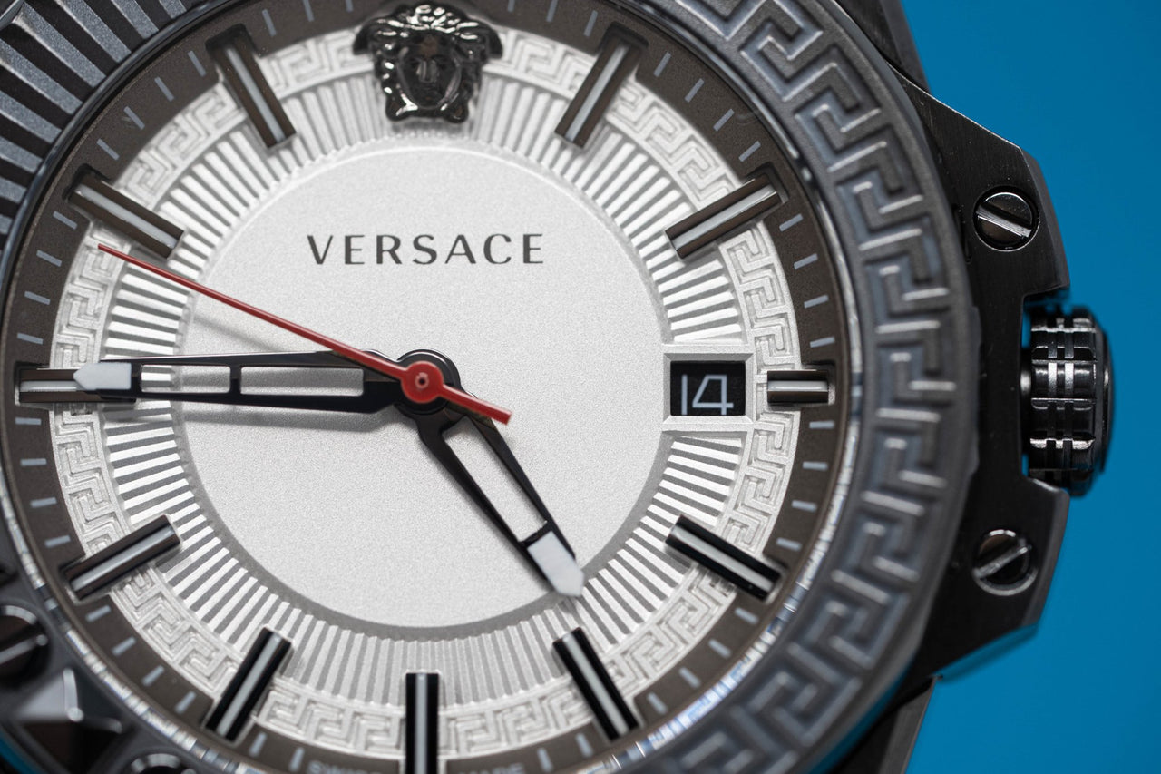 Versace Chain Reaction Date White - Watches & Crystals