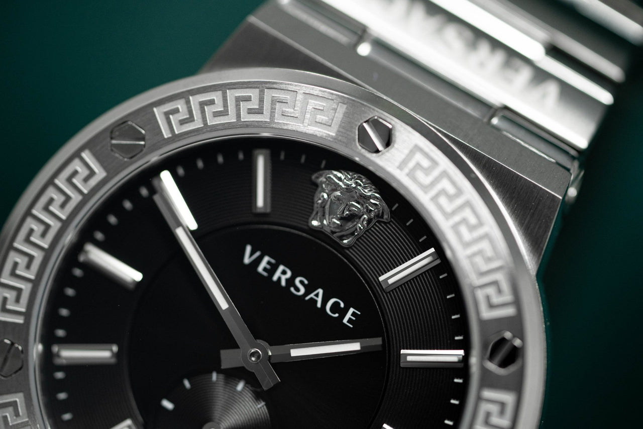 Versace Greca Logo Small Seconds - Watches & Crystals